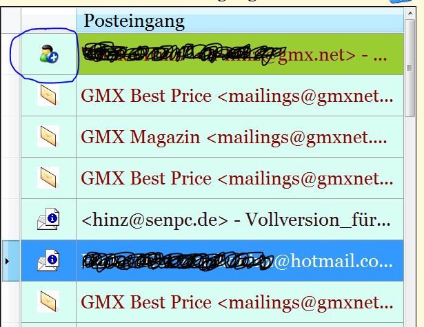 Emails-Datenimport