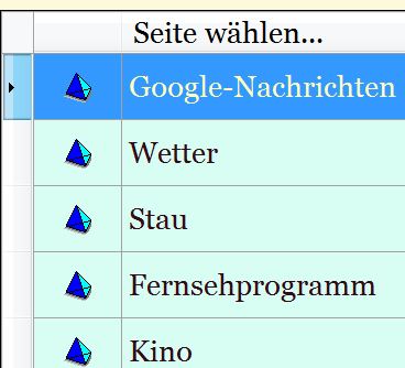 Internet-Seiten eines Themas