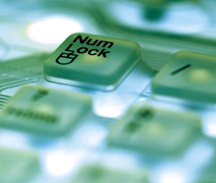 Steuerung mit dem Ziffernblock